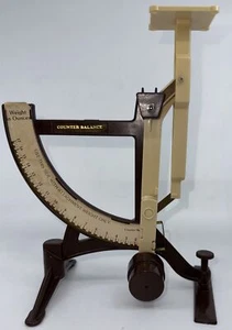 Vintage Counter Balance Scale: Postal Ounces Metric And Troy Hard Plastic - Picture 1 of 13