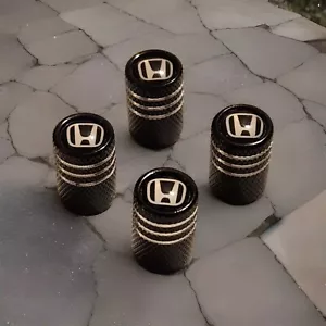 Universal Wheel Tire Air Valve Stem Cap Dust Covers Honda Style Car Truck SUV - Picture 1 of 5