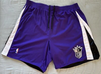 2014 Sacramento Kings Authentic Adidas NBA Game Worn Shorts Size 48 - Image 1 of 4