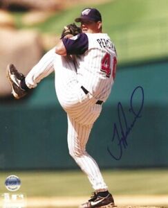 Signed  8x10 TROY PERCIVAL  Califirnia Angels  Autographed photo - COA