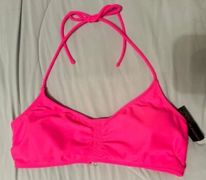 No Boundaries Hot Pink Bikini Top Girls Large 11-13 NWT - Picture 1 of 5
