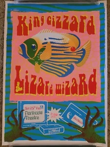 King Gizzard and the Lizard Wizard Northcote 25th Feb 2023 Poster #103/200 - Picture 1 of 5