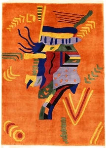 Rugeast Designteppich Nepal Rot/Orange 240x172 cm | Handgeknüpfter Wollteppic - Bild 1 von 3