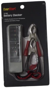 Ever Start 12-Volt BATTERY CHECKER with INDICATOR Checks Charging Circuit AUTO - Bild 1 von 1