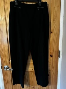 Pantalone Talbots donna taglia 16 nero dritto business casual - Foto 1 di 2