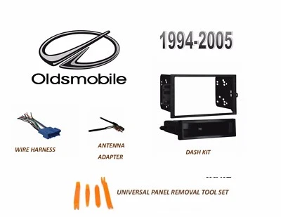 KIT DE TABLERO DE INSTALACIÓN ESTÉREO PARA AUTOMÓVIL OLDSMOBILE 1994-2001 modelos seleccionados, arnés de cables Foto 1 de 2