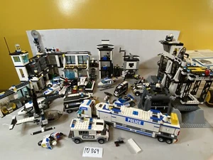 ENORME Lego estación de policía cárcel aeropuerto figuras helicópteros ciudad coches lote 10B69 - Imagen 1 de 10