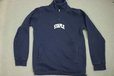 Staple Pigeon Brand Sweater Men's Size Small Blue Quarter Zip* - Image 1 of 4