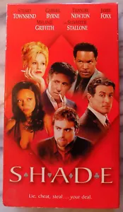 Shade - VHS - Gabriel Byrne - Thandie Newton - Jamie Foxx - Sylvester Stallone - Picture 1 of 3