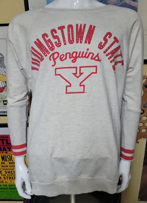 Youngstown State Penguins Mujer Cuello Redondo Sudadera YSU Bonita Mediana GIII Foto 1 de 4