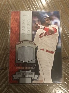 2013 Topps Chasing History Relics #CHR-CS Carlos Santana Indians NM-MT (Memorabi - Picture 1 of 2