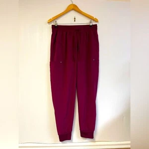 Dickies Women’s Mid Rise Jogger Cargo Scrub Pants – Wine – Size L - Picture 1 of 4