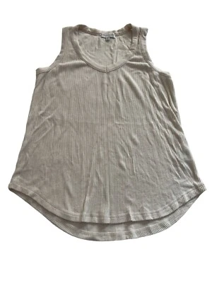 PJ Salvage Textured Essentials Rib Peachy Tank Top in Stone — 第 1/4 张图片