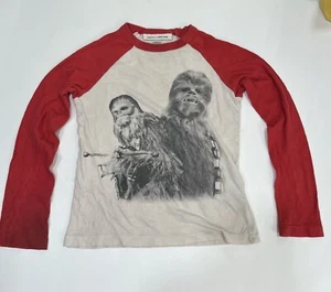 STAR WARS x CHEWBACCA (2015) Gap Kids Junk Food Raglan T-Shirt Size XS (4-5) - Picture 1 of 3