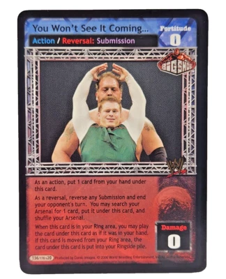2006 WWE RAW DEAL CCG 136 Big Show You Won't See It Coming Premium Rare W149 - Image 1 of 2