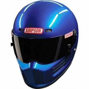 Casco Simpson Super Bandit Snell Sa2020 azul metal color msa m6 fia - Imagen 1 de 8