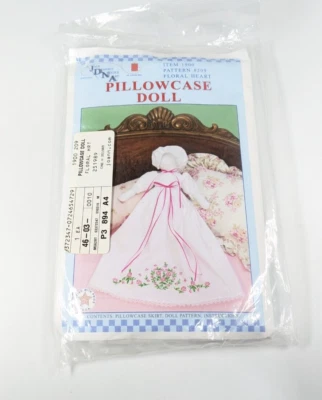 Nuevo JDNA 1900-209 Funda de Almohada Corazón Floral Muñeca Estampada para Kit de Bordado Foto 1 de 4