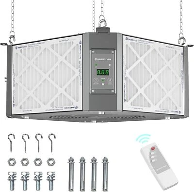 ABESTORM 360° Intake Air Filtr System 1350CFM Hanging Woodworking Dust Collector - Image 1 of 4