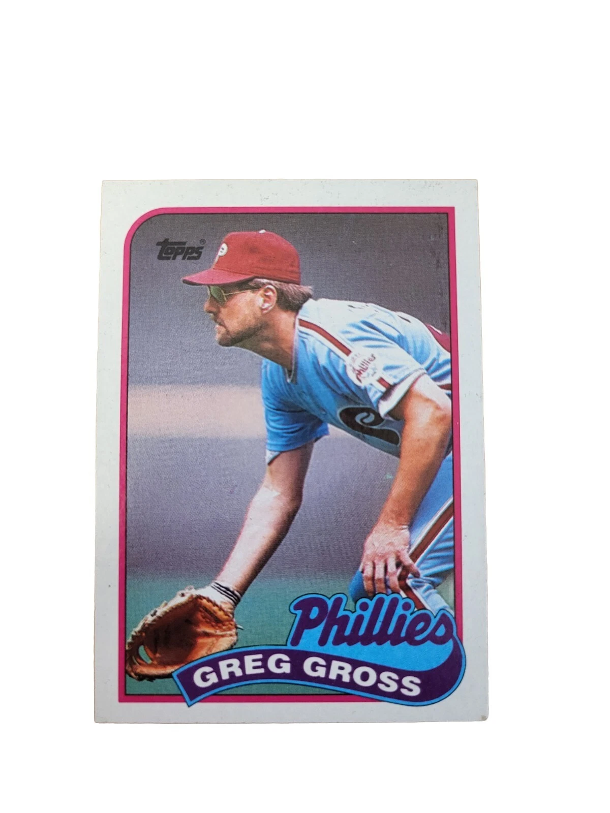 Greg Gross 1989 Topps #438 MLB Philadelphia Phillies Baseball Card (S