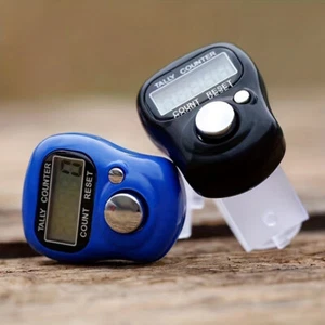 5x Contador digital Tasbeeh Tasbih con anillo de dedo negro y color para recitar - Imagen 1 de 8