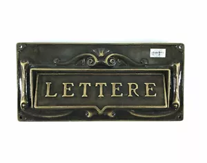 Plaque Rosace pour Lettres en Laiton Avec Double Déco Meubles Porte Entrée Casa - Photo 1/2