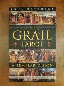 The Grail Tarot, A Templar Vision by John Matthews 78 Tarot Cards and Book - Bild 1 von 7