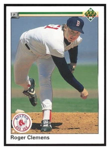 1990 Upper Deck #323 Roger Clemens - Boston Red Sox - Picture 1 of 2