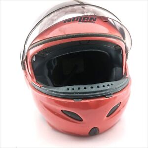 Nolan N100E Large Motorcycle Helmet 1710 Red Full Face Motorcycle Helmet