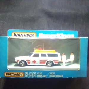 Vintage Matchbox SuperKings K-96 Volvo Ambulance. - Picture 1 of 5