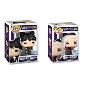 Funko Pop Wednesday & Enid Cat Costume 2024 NYCC SHARED Exclusive Presale - Picture 1 of 1