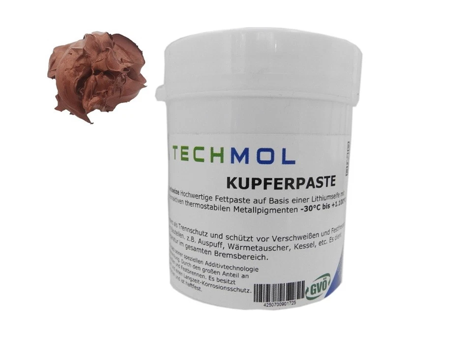 Kupferpaste Kupferfett 500g Bremsenpaste Montagepaste Anti-Seize