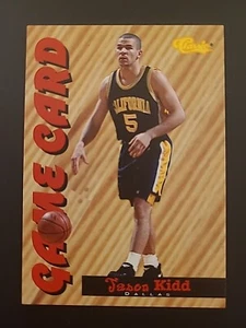 Jason Kidd Error Scratched 1994 Classic GAME CARD INSERT NBA CARD #GC2 NCAA - Bild 1 von 3