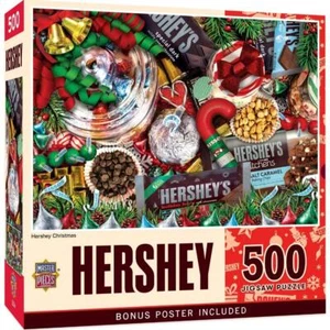 MasterPieces jigsaw puzzle;  Hershey Christmas;  500 pcs - Picture 1 of 2