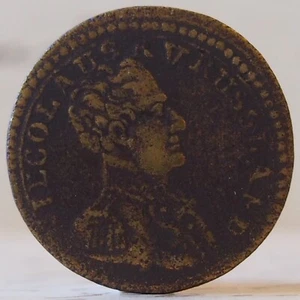 ALEMANIA. siglo XIX. FICHA/TOKEN de latón KAISER NICOLOUS. 20 mm - Imagen 1 de 2