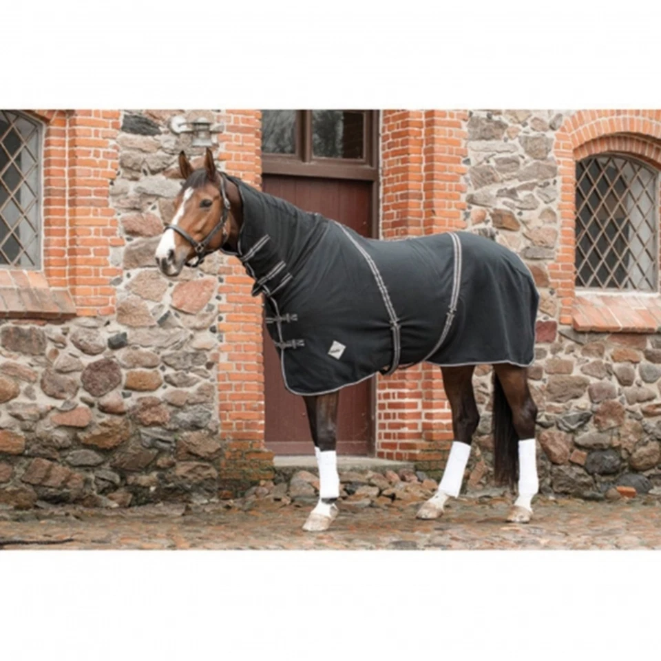 Catago Abschwitzdecke-Fleecedecke mit Halsteil Pferdedecke 155 cm 135cm 115cm - Bild 1 von 2