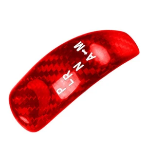 For Nissan GTR R35 2017-2022 3K Carbon Fiber Interior Gear Knob Cover Red - Imagen 1 de 6