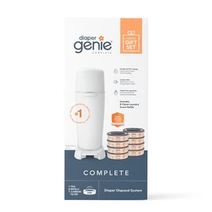 Diaper Genie Registry Gift Set | Includes Diaper Genie Complete Diaper Pail, ... - Picture 1 of 10