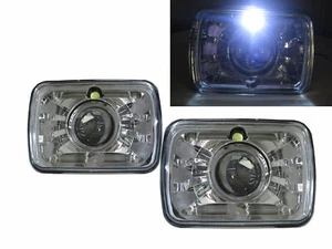 G10/G20/G30 1996-2002 VAN 3D/4D Projector Headlight Chrome V2 for Chevy RHD - Picture 1 of 6