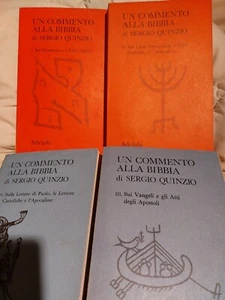 Xso Un commento alla Bibbia di Sergio Quinzio 4 volumi - Picture 1 of 1
