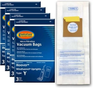 EnviroCare Vacuum Cleaner Dust Bags fit Hoover Type Y 12 pack - Picture 1 of 6