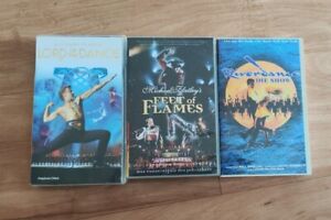 Michael Flatley 3 Stk. VHS (Lord of the Dance,Feet of Flames, Riverdance)