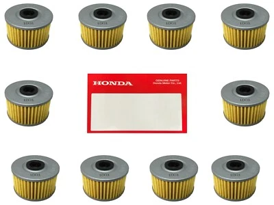 Filtro de aceite genuino OEM HONDA 15410-KF0-315 - Paquete de 10 Foto 1 de 4