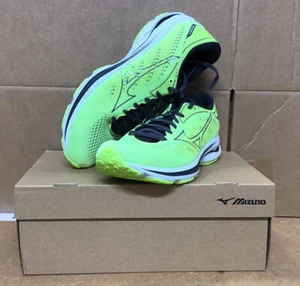 Mizuno Men's Wave Rider 25 Running Shoe Neon Lime 4M4M - Picture 1 of 7