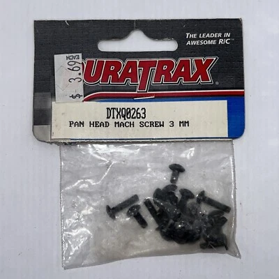 Duratrax DTXQ0263 Pan Head Mach Screw 3mm NIP - Image 1 of 2