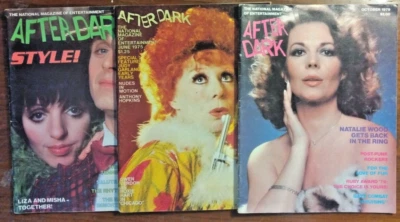 3 AFTER DARK Magazines ~ Natalie Wood, Gwen Verdon, Liza Minnelli, M Baryshnikov Foto 1 de 4