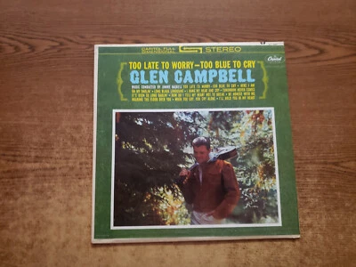 1968 MINT-EXC  Glen Campbell ?– Too Late To Worry-Too Blue To Cry 1881 LP33 Foto 1 de 4