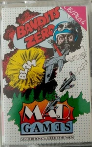 Bandits at Zero Commodore 116, 16, Plus 4 (Tape Manual, Game) (MAD Games 1986) - Picture 1 of 3