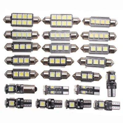 Kits de bombillas de luces LED para mapa interior de coche domo puerta maletero matrícula lámparas Foto 1 de 4