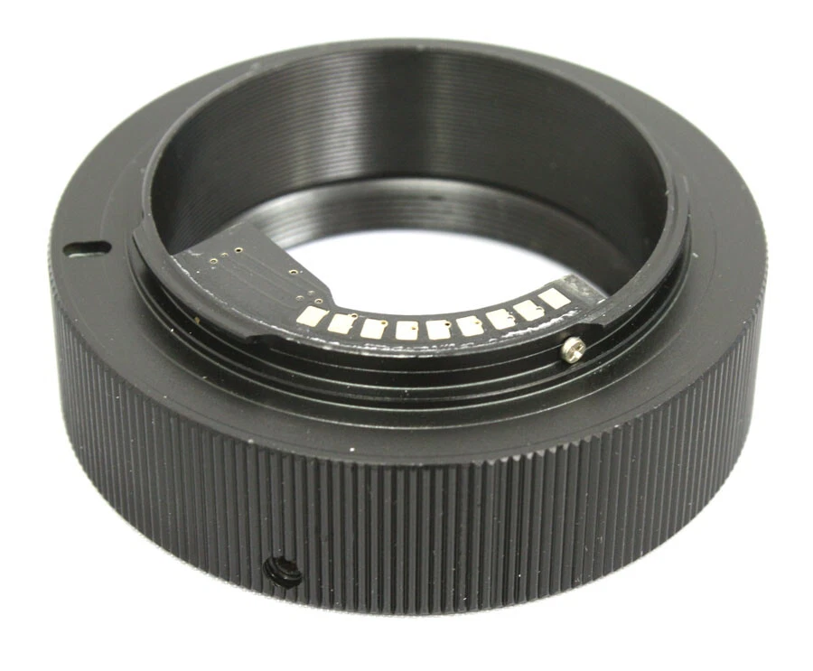 AF Confirm T2 T Lens to Olympus OM 4/3 adapter E-30 300 400 450 500 510 - Image 1 of 1
