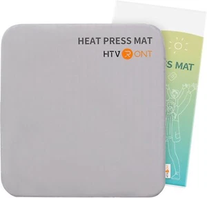 HTVRONT Heat Press Mat 15"x15" pad for Craft Vinyl Ironing Insulation Transfe - Picture 1 of 8